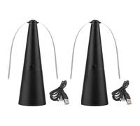 2pcs Rechargeable Fly Fans, Swatter Fan, Picnic Fan For Table, Table Fans For Flys Repel, Keep Flys Away, For Indoor Outdoor Picnic BBQ Party
