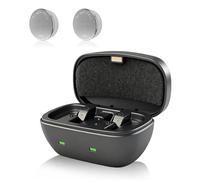 2Pcs Rechargeable Hearing Aid Batteries Size 13 with Charger, Portable Charging Case and Mercury-Free P13 Rechargeable Batteries for Non-Bluetooth Hearing Aids (2 Batteries + Charger)