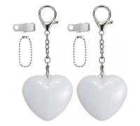 2Pcs Rechargeable Purse Light Handbag Lights for Inside Purses,2" Bag Light for Purse,Heart Touch Sensing Purse Lights,Purse Must Haves Accessories for Women,Mini Night Lights for Christmas Gifts