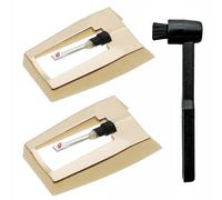 2pcs Record Player Needles Replacement with Stylus Cleaning Brush Kit, Record Player Needle Stylus for Crosley, Victrola, Jenson, Boytone Turntables