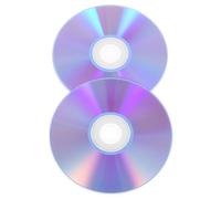 2pcs Recordable Cd-r Writable Disc for Music and Phone Recordings | Plastic Blank Media, Accurate Writing and Reading, Smooth Polished Finish, for Studio Work and Digital Photos