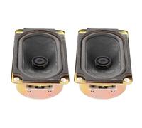 2pcs Rectangular Metal Replacement Speaker Driver 10w 4r 8r for Repair | High Sensitivity Horn Loudspeaker, Home Stereo and Soundbar Use, Compact Modern Design, DIY Audio Parts