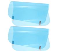 2pcs Rectangular Pet Anti-Fog Protective Film for Vanity Mirror