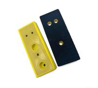 2PCS Rectangular Sanding Pads 30x100mm and Backing Pad for 2PCS
