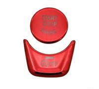2pcs Red ABS Engine Start Stop Button Trim For BMW 5 G30 2017-2020 | Scratch Protection Easy Installation Precise Fit For BMW for 5 G30 Upgrade Interior Style ABS Material