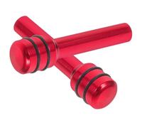 2pcs Red Aluminum Alloy Car Door Lock Pull Pin for Vehicle Security | Interior Styling Upgrade, Easy DIY Fit for Car Owners and Auto Enthusiasts, Vehicle Door Use