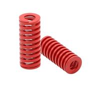 2PCS Red Die Springs Spiral Stamping Compression Springs For Pedal OD 20mm ID 10mm L 20-200mm(45mm)