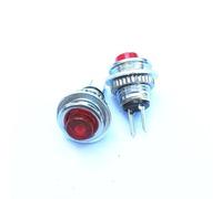 2PCS red/green button switch DS-101 8MM self-reset button unlock switch round(Red x 2PCS)