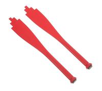 2pcs Red Magnetic Canning Lid Lifter and Bubble Remover Tool | PP Stepped Handle, Headspace Measuring, Supports Hot Lids, Suitable for Jam Making and Food Processing