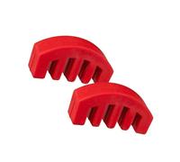 2PCS Red Removable Silent Violin Abbreviation Fiddle Violin Practice Mute Rubber Bridge String Mute