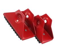 2pcs Red Rubber Ladder Leg Caps Replacement Feet Pads