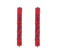 2Pcs Red Saxophones Bend Neck Cleaning Brush Soft Clarinet Cleaner Microfiber Care Tool Woodwinds Neck Saver Clean Brushes for Tenor Bass Saxophones Saxophone Cleaning and Care