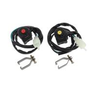 2Pcs Red Yellow Start Horn Kill Off Stop Switch Button Fit For ATV Motorcycle Dual Sport Dirt Quad Motorbike
