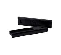 2pcs Reed Case Clarinet Reed Clip Black Plastic Woodwind Instrument Accessory