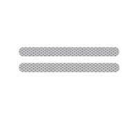 2pcs Reflective Car Door Sticker Rearview Mirror Safety Anti-collision Warning Reflector Tape Auto Accessories Exterior Sticker(A silver)