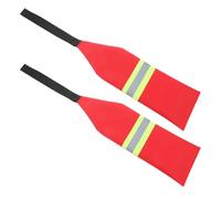 2pcs Reflective Kayak Flag High Visibility Orange Warning for Towing | Oxford Cloth with Reflective Tape and Webbing, Outdoor Use for Kayak and Boat, Sturdy Safety Marker