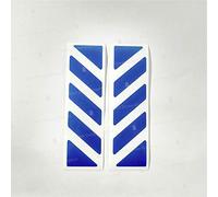 2pcs Reflective STICKERS compatible with GIVI Trekker Outback 37L 48L (Blue 050)