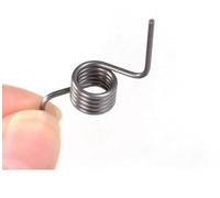 2pcs Refrigerator Door Torsion Spring Accessories Heavy-Duty Lower Door Hinge Baffle Flap Fix for Optimal Seal (1.3 * 10.6mm Fits 5L Models)