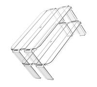 2pcs Refrigerator Storage Shelf Plastic Fridge Storage Rack