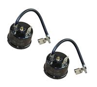 2Pcs Refrigerator Thermal Overload Protector 1/2HP//3HP//4HP//5HP//6HP Compressor Replacement Overheat Unit Refrigerator Compressor Protector