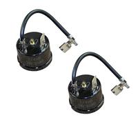 2Pcs Refrigerator Thermal Overload Protector 1/2HP//3HP//4HP//5HP//6HP Compressor Replacement Overheat Unit Refrigerator Compressor Protector