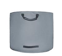 2pcs Reinforced Garden Leaf Compost Bag Heavy-duty Inflatable Foldable Outdoor Garbage Waterproof For Collecting Leaves(Grey)