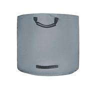 2pcs Reinforced Garden Leaf Compost Bag Inflatable Heavy-duty Foldable Outdoor Garbage Waterproof Storage For Collecting Leaves(Grey)