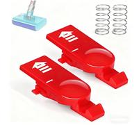 2PCS Release Catch Spring Compatible with Dyson Submarine Head Parts, V12s/ V15s /Omni-Glide Wet Roller Head Red Clip Button Replacement