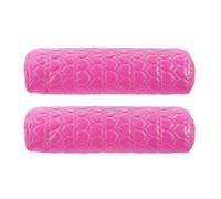 2pcs Removable Nail Art Hand Pillow with Heart Grid PU Surface | Half round Padded Design, Slip Resistant Base, for Beauty Salons, Home Users, UV LED Stations