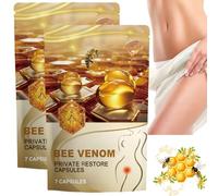 2PCS Repair Vagi-nal Capsules,Bee Venom Ginger Oil Capsules,Repair Capsules,Vagi-nal Repair Capsules,Capsules for Women,Bee Venom Tighten Capsule,Slimming and Firming Vagi-na-Tightening Products