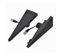 2Pcs Repeater Lamps LED Side Marker Light For Megane 2 For CC For Vel Satis Wind Avantime For Grand For Scenic For Espace 4 For Thalia Turn Signal Lights(Dynamic Black)