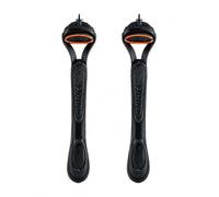 2pcs Replace Handle Compatible with Gillette Fusion5 Razors for Men, Ergonomic Non-Slip Shaving Handle, Easy Installation Replacement Razor Handle for Daily Shaving & Travel Use