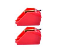 2PCS Replace Turntable Stylus for Technics P30 EPS30CS EPS24CS EPS25CS SLBD2 SLDD2 Phonograph Record Turntable Needle
