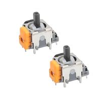 2Pcs Replacement Analog Joystick for 4 Controller, 3D Analog Joystick Thumbstick, Repair Parts for Thumb Stick Analog Joystick