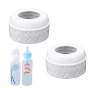 2pcs Replacement Bottle Nipple Ring Collars, Compatible with Dr. Brown's Narrow Plastic & Glass Bottles 4oz & 8oz No Leak or Spills Bottle Nipple Collars Rings Feeding Baby Accessories