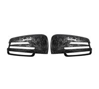 2pcs Replacement Carbon Fiber Pattern Rearview Side Mirror Cover Caps With Motorcycle Parts W176 W246 W204 W212 W221 C117 X204 X156(Forged Carbon Look)