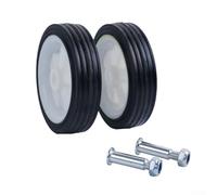 2Pcs Replacement Caster Wheels, 5-6In Air Compressor Industrial Caster Wheels Non-Slip Shock Absorption Silent Casters for Air Compressors Mobile Accessories(2pcs 6Inch Wheel)