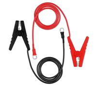 2pcs Replacement Electric Fence Energiser Leads Solar Powered Electric Fence Heavy Duty Jumper Cables Long-lasting Electric Fence Leads With Alligator Clips 3Ft Practical Electric Fence Connectors