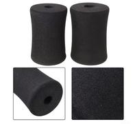 2PCS Replacement Foam Foot for Pads for Leg Extension Rollers, Compatible with for Weight Benches and Tubed Workout Equipment Diameter 22 25mm (135x70)