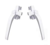 2Pcs Replacement For Window Handle Kit, Designed for External Push Use on Right/Left Hand For Windows (White)