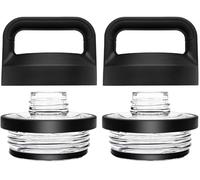 2PCS Replacement for YETI Rambler Bottle Chug Cap Lid, Screw Top Lid Replacement Fits for 18/26/ 36/64 oz Yeti Rambler, Chug CapLid Replacement for Yeti Rambler Models