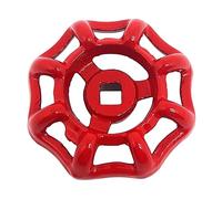2pcs Replacement Gate Valve Handwheel,Round Wheel Valve Handle Replacement,for 1" Gate Valves, Outer Diameter 59mm (Square Hole 6.5x6.5mm)