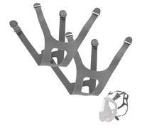 2Pcs-Replacement Headband for 6800 Series Full Face Mask - Anti-Slip Rubber with Metal Buckles, Industrial Respirator Accessory