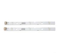 2Pcs Replacement LED Light Strips For Hisense/Rongsheng Refrigerator, MDDZ 162A 1629348, Cool White 10,000K~12,000K, 16 Cm