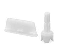 2pcs Replacement Parts Compatible with Baby Brezza FRP0046 Formula Pro Advanced Maker, Axle Stem & Silicone Scraper Accessory (Attach to Locking Cover)