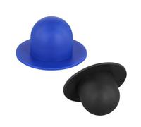 2pcs Replacement Pool Plugs for Intex, Above Ground Pool Wall Plug Filter Pump Strainer Hole Stopper Compatible with Intex and Bestway 28270 28271 28272 28273 26700 (Blue, Black)