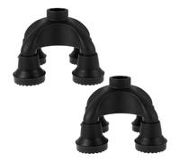 2pcs Replacement Quad Cane Tips with Four Foot Structure