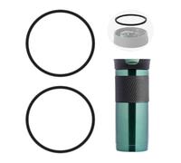 2pcs Replacement Rubber Lid Seals,Black Replacement Lid Gasket,Compatible with Contigo Byron Travel Mug,16 & 20 oz Contigo Snapseal Byron Travel Mug(Black)