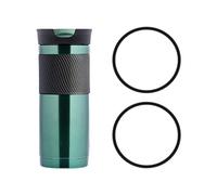 2pcs Replacement Rubber Lid Seals for Contigo Byron Travel Mug,Black Replacement Lid Gasket,Silicon Leak-Proof Gasket Rubber Seal Ring,Compatible with 16 & 20 oz Contigo Snapseal Byron Travel Mug