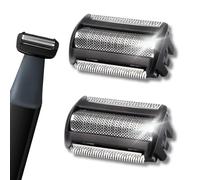 2PCS Replacement Shaver Head for Philips Body Groomer,Compatible with Philips Bodygroom Body Back Shaver,Easily Attach Electric Shaver Foil Replacement Head,Compatible with Philips BG Series TT2000/43
